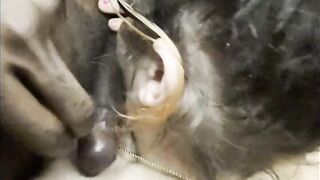 Sucking Dong In advance of Getting This Large Ebony Shlong in My Juicy Snatch
