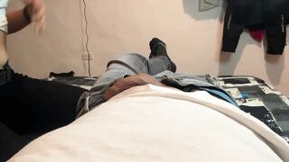 Youthful Ally with Large Bazookas and Consummate Butt Gives Blow job and Bangs in Couch Until This babe Gets Creampie