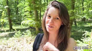 Wild Anal Masturbation in the Forest
