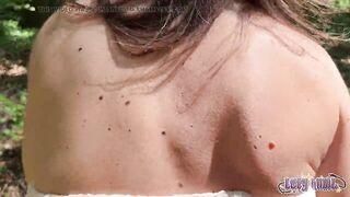 Wild Anal Masturbation in the Forest
