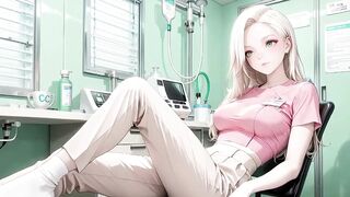 Hawt Pink Nurse Gets Lewd After Shift! Takes Off Uniform for Oiled Wild Cowgirl Squirting