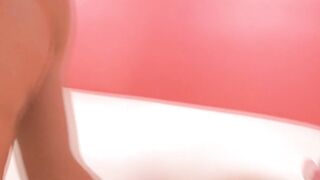 SWEETHEARTS BANG HARD Scene-three_Golden-haired trans woman in underware likes having her booty banged