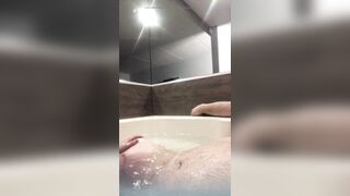 Flab enjoyment in a jacuzzi! Slender n hawt Rachel Wriggler has slippy sliding soapy enjoyment with a large chunky bear