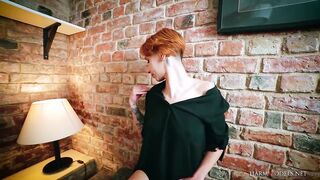 Mary Jane Redhead 30yo Angel Out of Panties but with Large Boots Clip