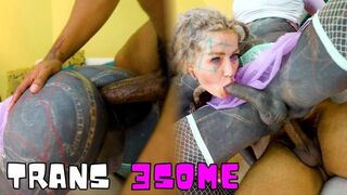 Pair Shares BBC – Trans Wife’s 1st Anal Trio, Gape & ATOGM