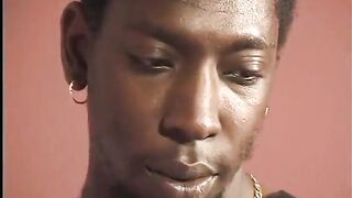 Incredible Black Cuttie Got Sandwiched by 2 Ebony Men