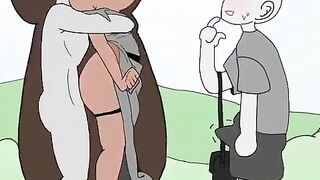 A walk in a park animation