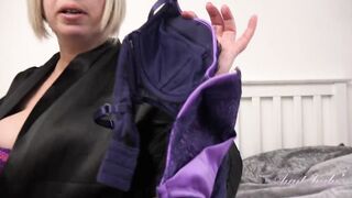 Aunt Judy's Large Tit MILFs - Your Breasty big beautiful woman Stepmom Star Finds Her Underware in Your Room (POV)