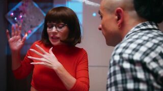 My soaked fantasy came true! Velma with large bazookas needed coarse sex and my cum, I couldn't refuse