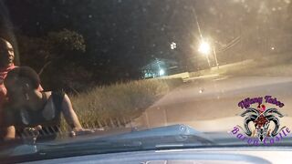Preggo nympho Screws strangers in public