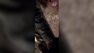 Public pick up and screw creampie