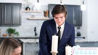 Stepson Tyler Cruise Pounds Older Golden-haired Bunny Madison To Explosive Creampie Breeding Session