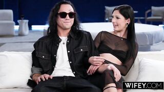 WIFEY Tiny Wife Kiki Mink Takes Each Inch Of A Thick Shlong Whilst Her Partner Watches