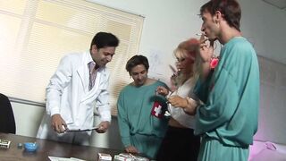 Kathy Anderson Gets Gang Fucked By The Doctors