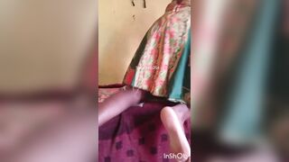 Sexyjayla254 hawt Kenyan tranny showing off her body and jerking her ebony ramrod until that babe cums