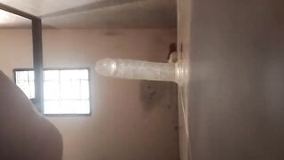 Metiéndome un sex toy grande para probar tu verga XLL