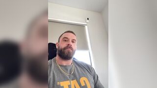 Muscular Aussie Bloke Edges in Office Chair & Explodes POV All Over Your Face