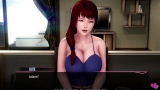 Murmur 23 - Shinigami Sweetmeat Masturbation on Dining Table Then Adam Crams Helans Massive Breasts in Club