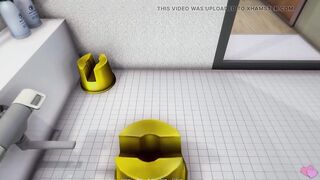 Murmur 23 - Shinigami Sweetmeat Masturbation on Dining Table Then Adam Crams Helans Massive Breasts in Club