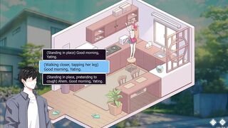 Cheerful student! Fresh game. A sexy blong freshmen beauty comes to my room at night and begins sucking my dick