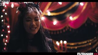 Real Life Comics CG Futanari Beauty Bangs Lalin girl Butt - Intensive Transsexual Anal & Squirting