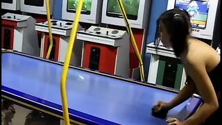 Hawt anal Latin chick gets her booty pounded and face jizzed after sucking weenie