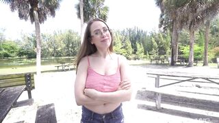 Screw Surprise - Sexually excited Brunette hair Jackie Hoff Tries Herself Out In Her 1st Interracial Scene