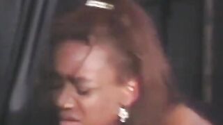 Black teen getting her juicy snatch banged