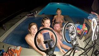 Sexy Tub Fuckfest With Helena Price, Delaih Grace, Scarlett Gushes WCA Productions