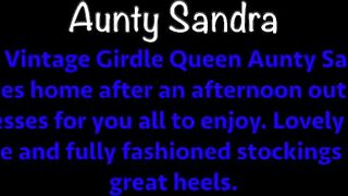 Aunty Sandra All in Ebony Stripping for U Vgq46