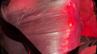Shemlale Mistresse Naomiperv Turns Plastic Wrap Into Sex