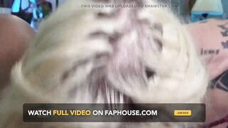 POV of TS Sucking My Wang and Me Banging Her Coarse Into the Daybed