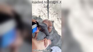 I was caught having sex absolutely bare on a beach in Chile.