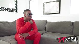 DFXTRA - Sexy Brunette hair Fiancée Serena Sterling Drilled Hard by Rapper