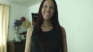 Teen doxy takes a large cum load