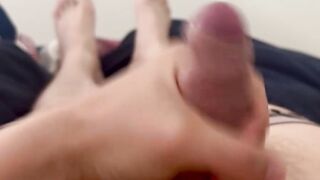 Edging My Pulsating Wang So Hard Until I Lose Control - Explosive Unannounced Spunk fountain + Loud Groan