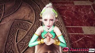 Princess Ephildis Gloryhole & Stocking Foot Fetish CG Manga - Giant Rod Jerking off & Deepthroat and Facial Finish