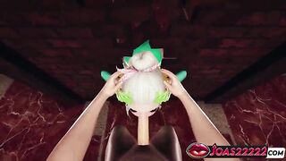 Princess Ephildis Gloryhole & Stocking Foot Fetish CG Manga - Giant Rod Jerking off & Deepthroat and Facial Finish