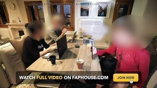 Extraordinary! Hawt Shlong Made to Cum Underneath the Table