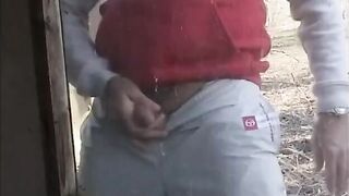 Blond, Shy and Stripped by Naughty Girlfriend to 2 Chaps