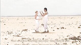 Fantastic blond lady in white gets wang in her constricted backdoor