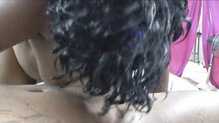 Black big beautiful woman gal loves to get her large cunt screwed