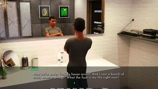 Large Butt Stepmom Showing Snatch And Seducing eighteen plus Stepson In Washroom