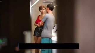 Large Butt Stepmom Showing Snatch And Seducing eighteen plus Stepson In Washroom