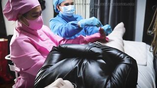 Sadistic Nurses Sounding Bound Up Patient