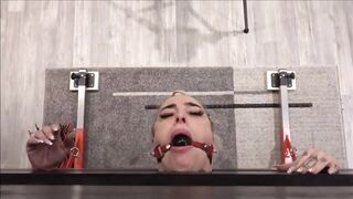 Sex Serf in Pillory Used and Inseminated