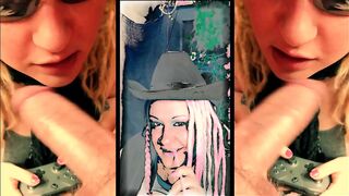 Turning str8 cowboys into cocksucking sissies BJ with spunk fountain ending