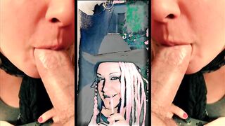 Turning str8 cowboys into cocksucking sissies BJ with spunk fountain ending