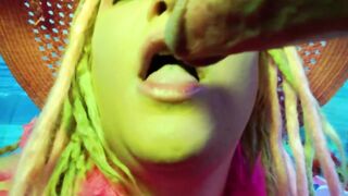 Turning str8 cowboys into cocksucking sissies BJ with spunk fountain ending