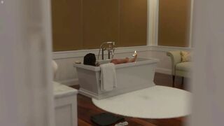 Stepmom Caught By Stepson Whilst Exposed In Bathtub And Giving Footjob